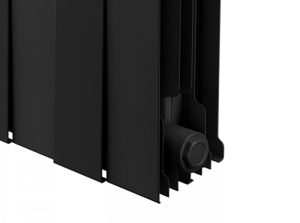 Радиатор биметаллический Royal Thermo PianoForte 300 /Noir Sable - 16 секций, черный графитовый, RTP