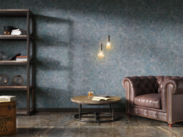 Обои виниловые Kerama Marazzi Мармарос мотив, коричневый, KM5704