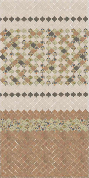 Плитка керамическая Kerama Marazzi Арабески котто коричневый 26x30, 65004