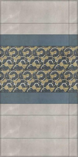 Плитка керамическая настенная Kerama Marazzi Каталунья серый 30x89,5, 13074R