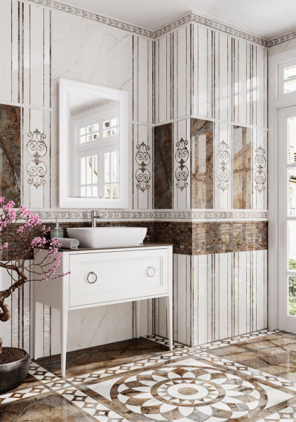 Керамическая плитка напольная Kerama Marazzi Милан Театро 50,2x50,2 коричневый, SG457802R