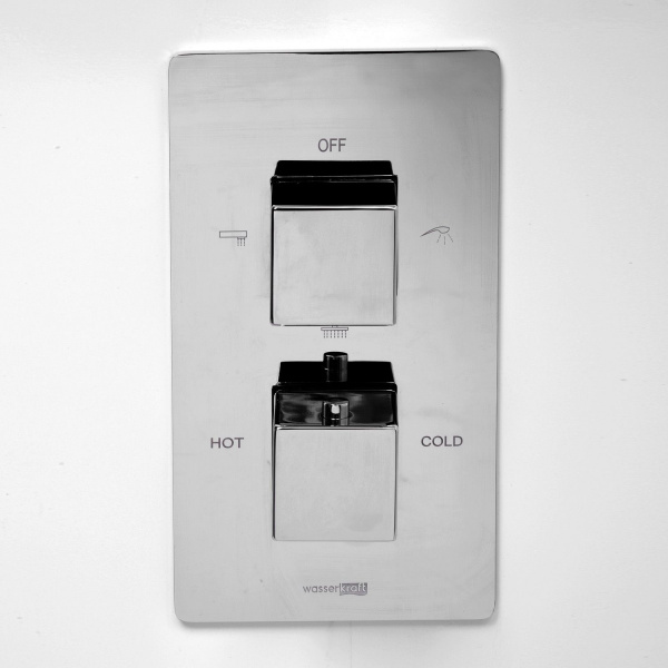 Смеситель для ванны и душа WasserKRAFT Alme 1500, 1544 Thermo