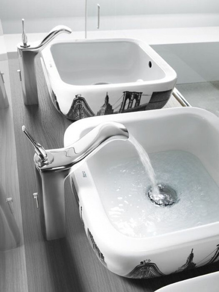 Раковина Roca URBAN BER 40*40 (Берлин), 7.3276.5.G00.U