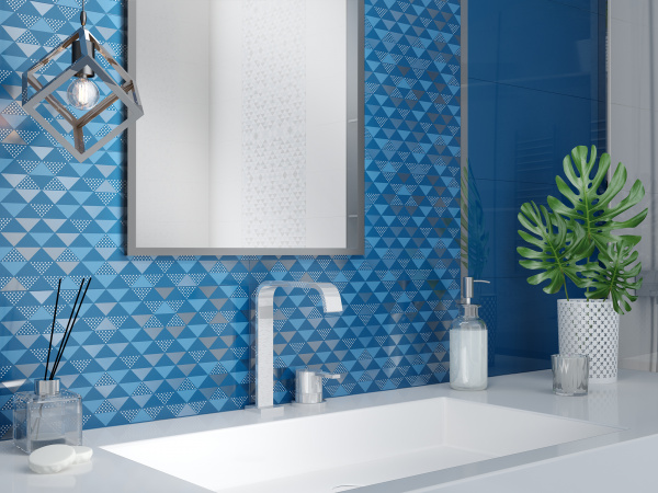 Керамическая напольная плитка Azori VELA INDIGO 33,3*33,3 1с, 507083001