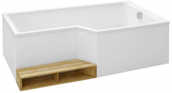 Ванна акриловая Jacob Delafon BAIN-DOUCHE NEO 160х90/70 см, E6D000R-00