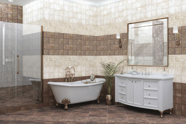 Керамическая настенная плитка Azori IDALGO DARK 31,5*63 1с, 507141101