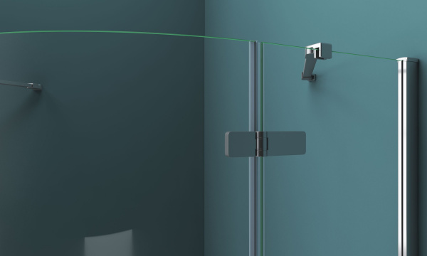 Душевая кабина BelBagno Kraft 1000x1000x1950, прозрачное стекло, хромированный профиль, KRAFT-R-2-10