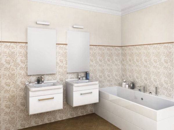 Плитка Kerama Marazzi Альбори 25х40 Цветы 6292