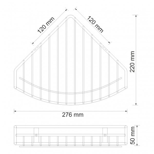 Полка WasserKRAFT Ammer К-7000, K-1511