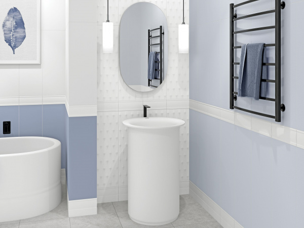 Настенный бордюр Meissen Keramik Trendy  белый 15x25 TY1U052