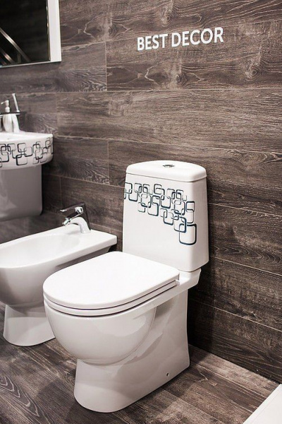 Унитаз-компакт Sanita Luxe Best Bubbles с крышкой микролифт, дюропласт, BSTSLCC12040522