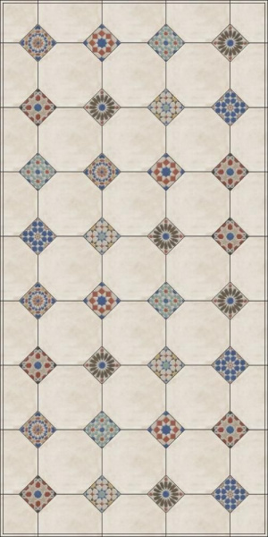 Плитка керамическая напольная Kerama Marazzi Паласио 9,9x9,9, VT\A57\1266